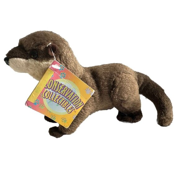 NWT Vintage Realistic Otter Plush by Conservation Collectibles, 2004 - Picture 1 of 5